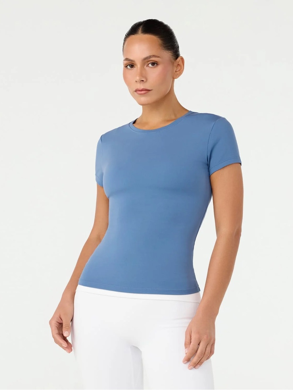 NWT CSB Form Lite Mid Length Tee XXS in Ocean Blue
